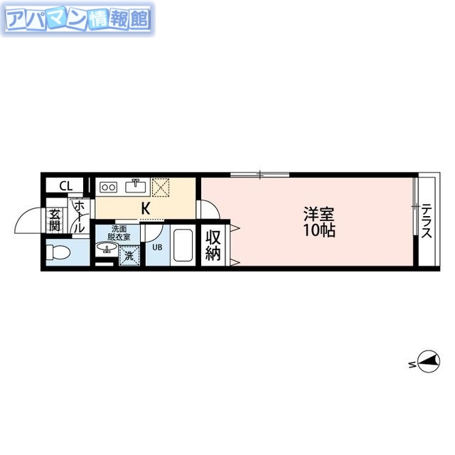 新潟市西区浦山のマンションの間取り