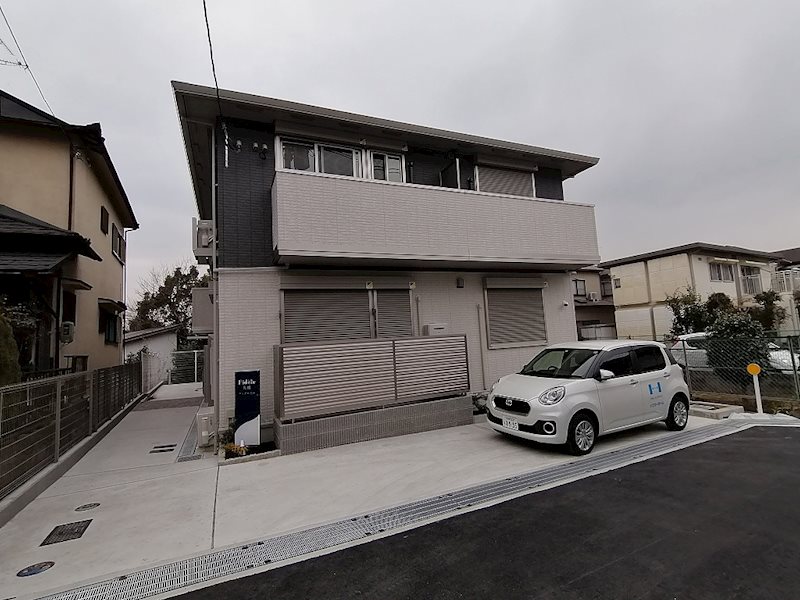 京田辺市大住大欠のアパートの建物外観