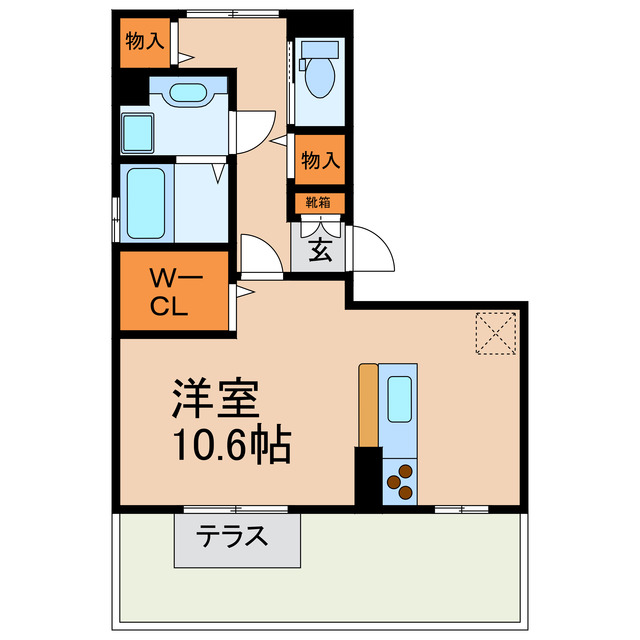 アムール勝川IIの間取り