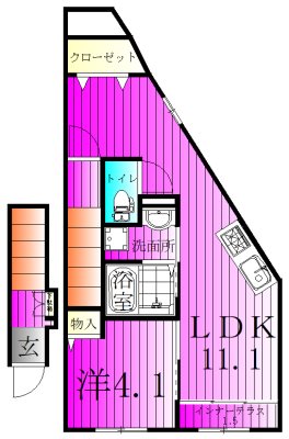 ビルゲ高柳の間取り