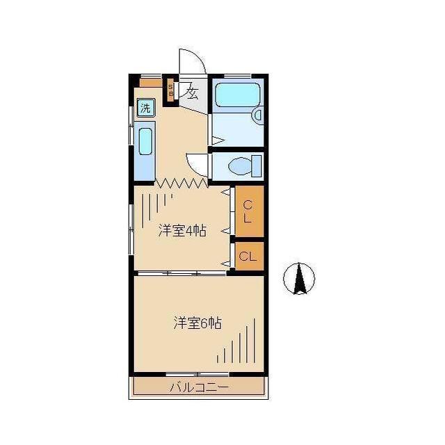 中野区中野のマンションの間取り