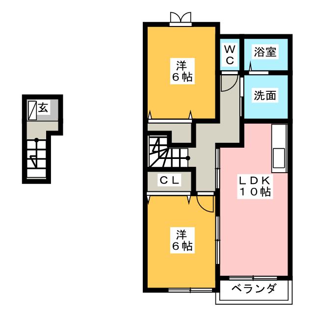 パレ　コリーヌの間取り