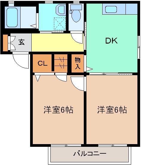 ロコ・カネッサ（ＳｈａＭａｉｓｏｎ）Ｆの間取り