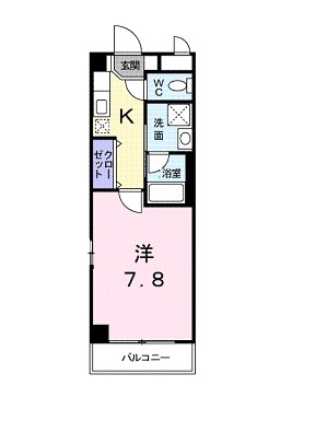 ソレイユ北山の間取り