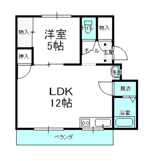 【波多野アパートの間取り】