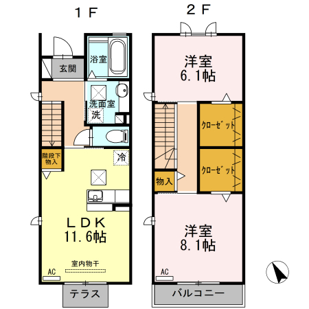 プレミールの間取り