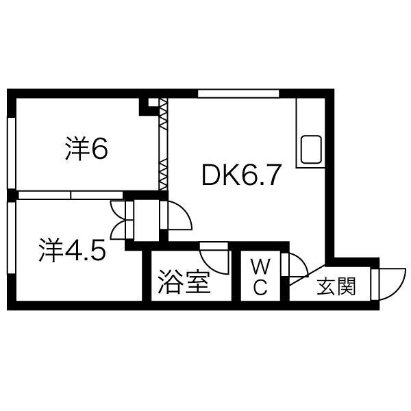 グランシーANの間取り