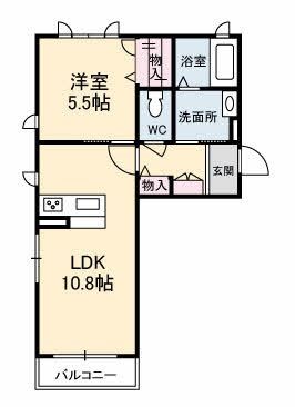 シャーメゾンアトレストIIの間取り