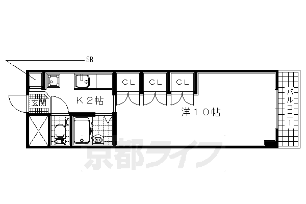 パルスピリア’９１の間取り