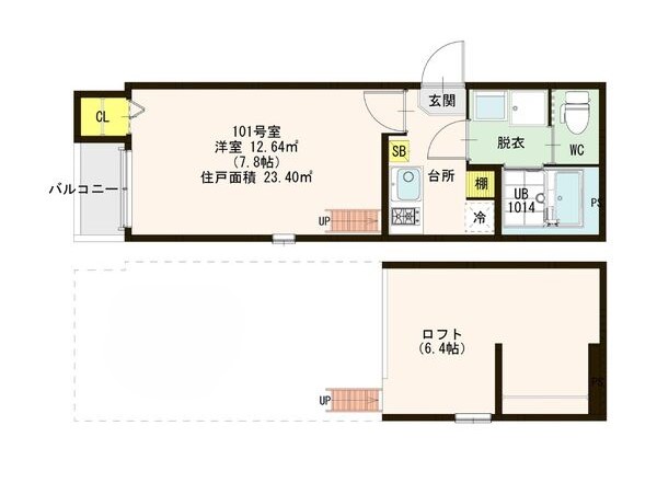 堺市堺区戎之町東のアパートの間取り