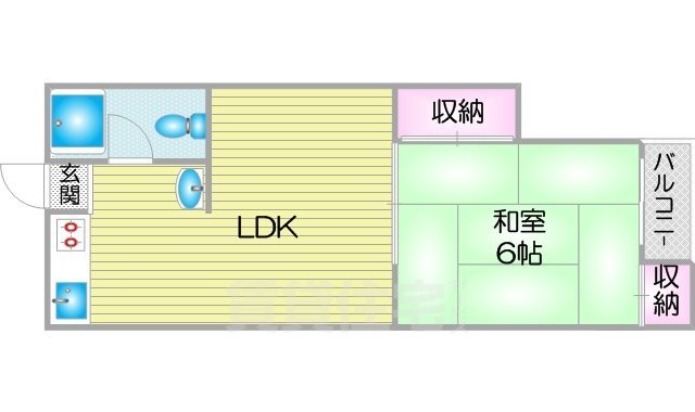 新遠里小野マンションの間取り