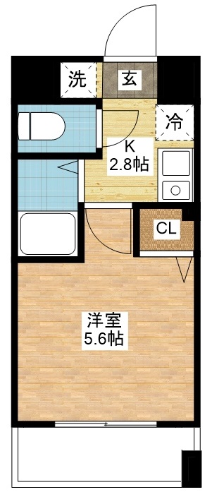 modern palazzo　水辺の森の間取り