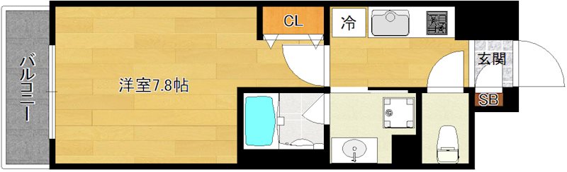 ベラジオ京都西陣の間取り