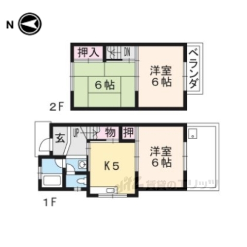 【京都市山科区大宅五反畑町のその他の間取り】