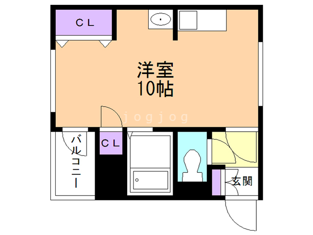 石狩郡当別町錦町のマンションの間取り