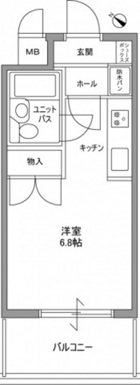 広島市中区国泰寺町のマンションの間取り