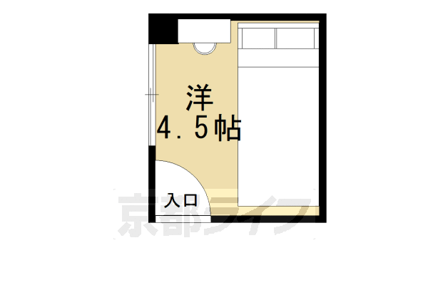 京都市下京区志水町のマンションの間取り