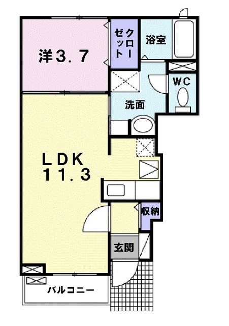 スプリングヤードの間取り