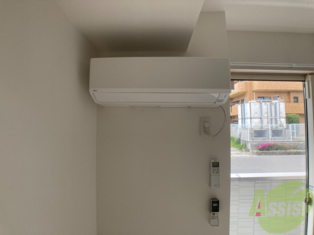 その他設備　エアコンが設置されているので、入居日から利用できます。