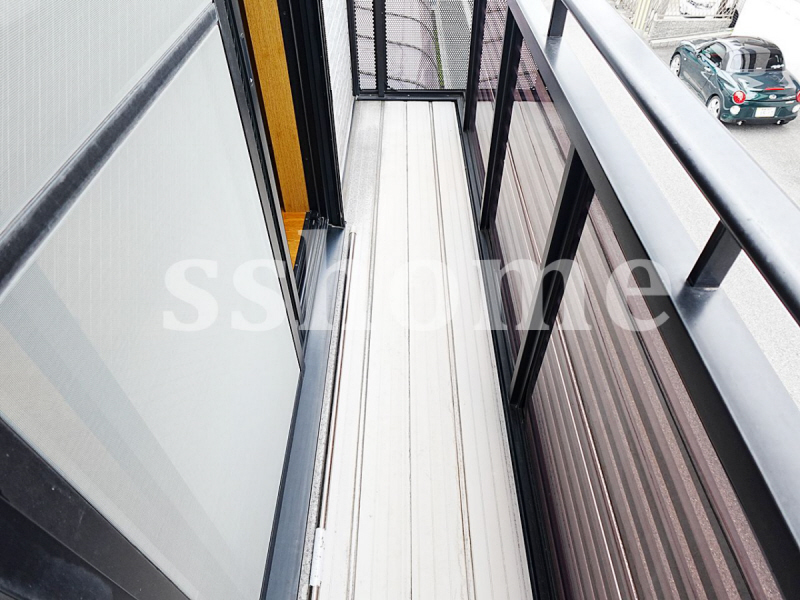 バルコニー　北向き