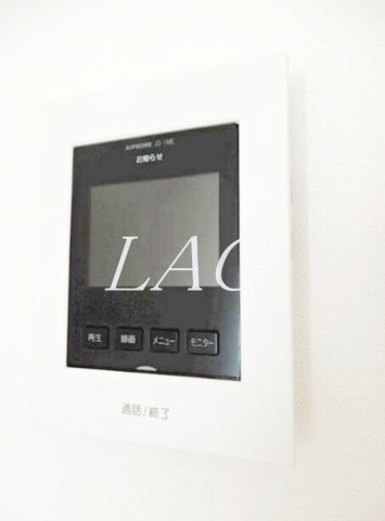 セキュリティ　モニター付きインターホンです。