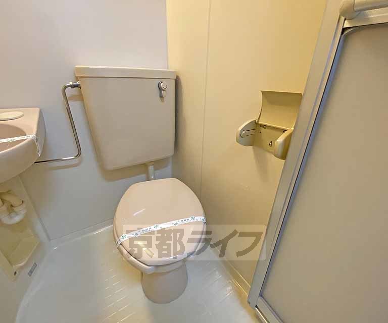 トイレ　ユニットバスのトイレです。