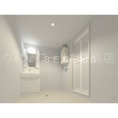 洗面設備　完成予想パース