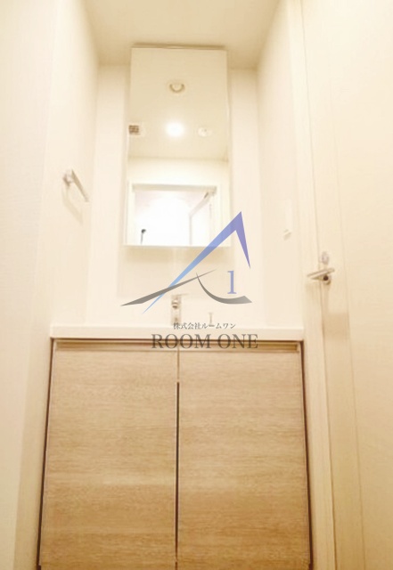 洗面設備　洗面台です。