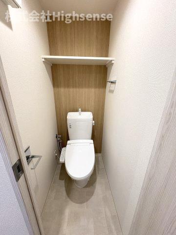 トイレ　ゆったりとした空間のトイレです