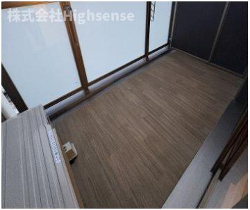 バルコニー　広々としたバルコニーです