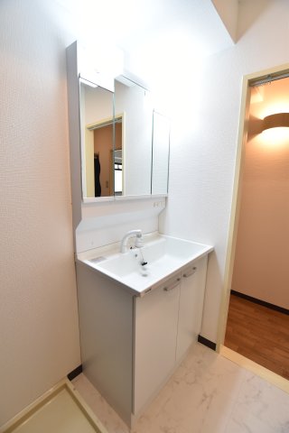 洗面設備　同物件、別号室の写真です。