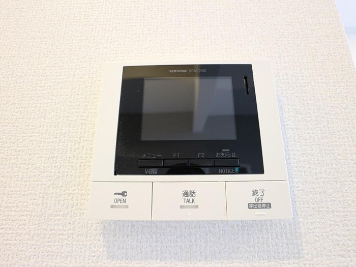 セキュリティ　来訪者の姿を確認できます。