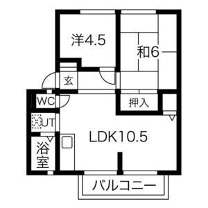 プレミールB棟の間取り写真