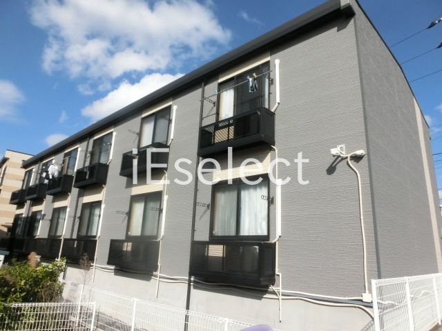 建物外観　家具家電付きのお部屋になります