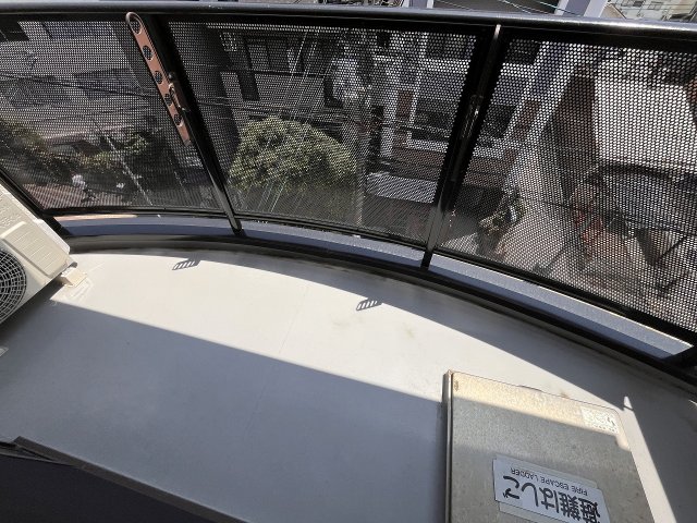 バルコニー　落ち着いた時間を過ごせるバルコニーです