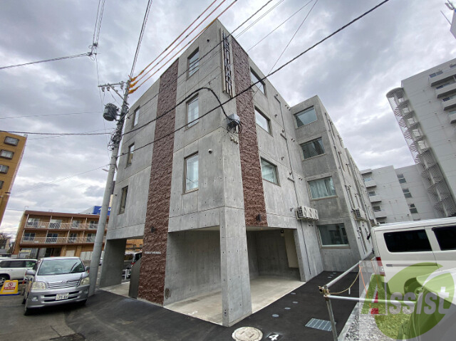 建物外観　札幌市豊平区豊平３条「ＨＥＩＭＡＴ　ＴＯＹＯＨＩＲＡ」