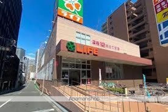 スーパー　ライフ土佐堀店（スーパー）まで447m