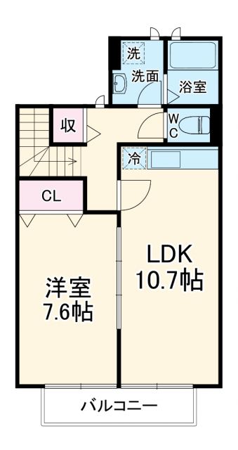 アスピリア cimeIの間取り写真