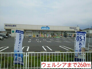 ドラックストア　ウェルシア（ドラッグストア）まで260m