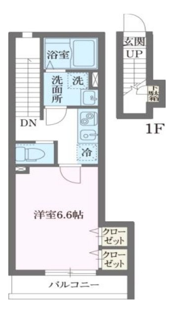 エルスタンザ東尾久の間取り写真