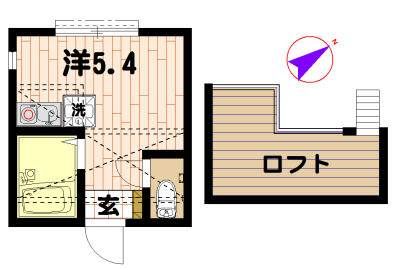 ラフィーネ三ツ沢の間取り写真