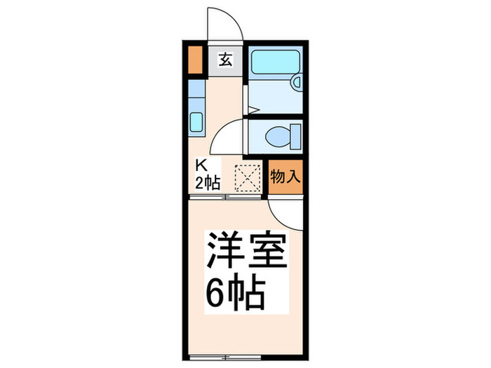 ドリームハイツ江原町A棟の間取り写真