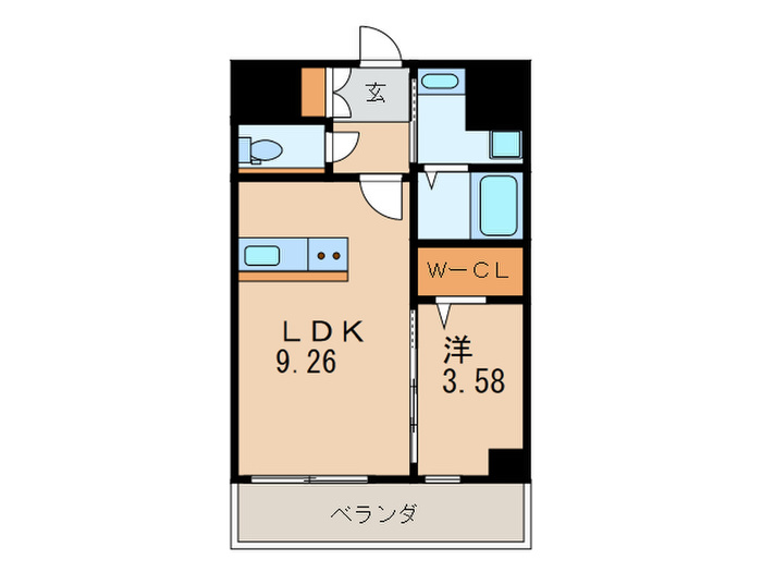 THE HILLS KOKURAの間取り写真