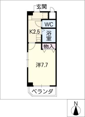 ヴィラージュ栄の間取り写真