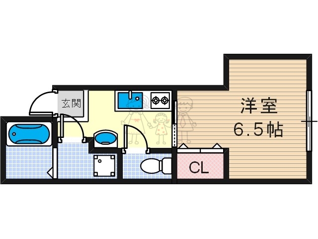 第3田辺マンションの間取り写真