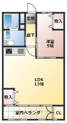 クレールきららの間取り