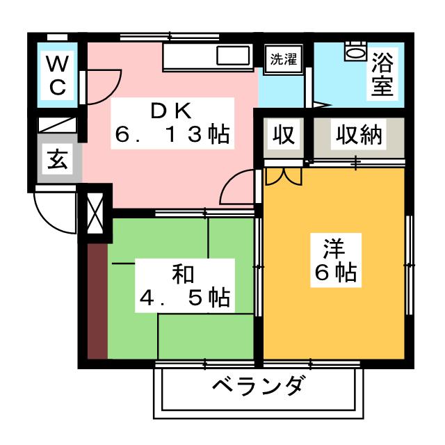 アルカンシェルの間取り