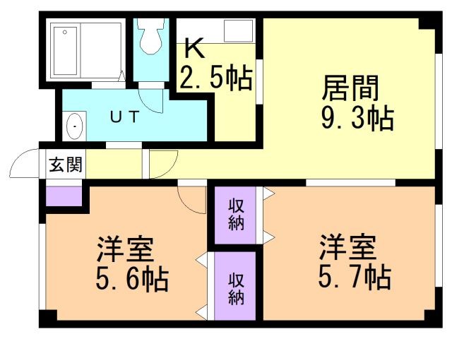 ピュアパレス花園の間取り