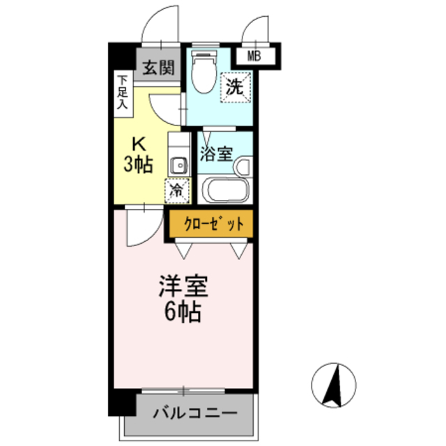 インペリアル宮前の間取り