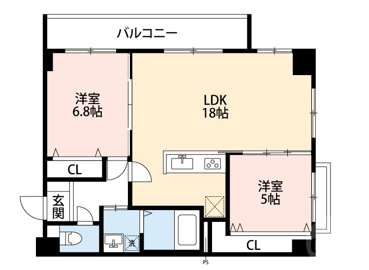 アンフィニXの間取り